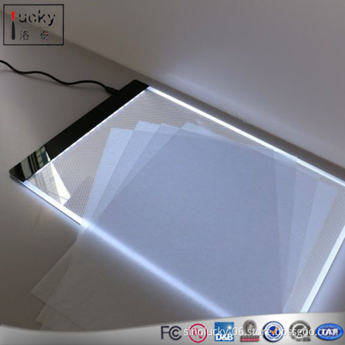 LED A4 Artist Thin Stencil Board Light Box Tracing Drawing Board w/US Adapter